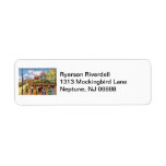 Boardwalk, Atlantic City Vintage Custom Return Address Labels
