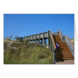 Boardwalk, Florida, Cape San Bur beach picture Greeting Card