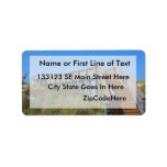 Boardwalk, Florida, Cape San Bur beach picture Personalized Address Labels