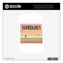Boardwalk iPod Touch 4G Decal