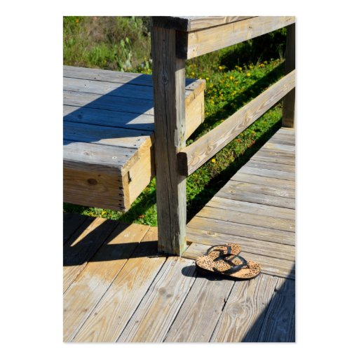 Boardwalk to the Beach Business Card Templates