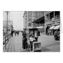 Boardwalk Transport: 1905 Greeting Cards