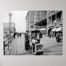 Boardwalk Transport: 1905 Poster