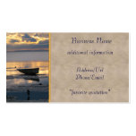 Boat and Heron Business Card Template