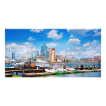 Boat - Balitimore, MD - Steam tug Baltimore 1906 Personalized Photo Card