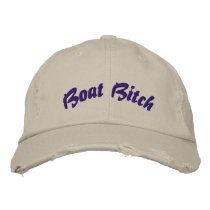 BOAT BITCH - Embroidered Hat embroidered hats by OutdoorAddix BOAT BITCH - Embroidered Hat embroidered hats