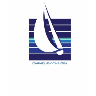 Boat Blues Square_Carmel-by-the-sea t-shirt shirt