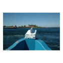 boat bow with castle in background posters by sfuhrman boat bow with castle in background posters