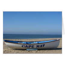 Boat * Cape May, NJ Greeting Cards