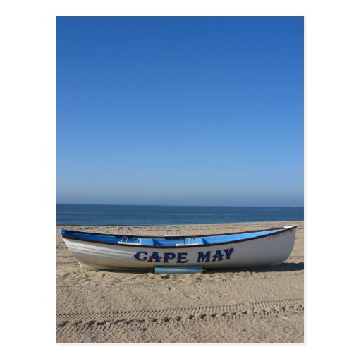 Boat * Cape May, NJ Postcard