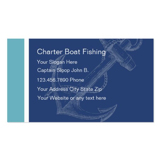 Boat Captain Business Cards Zazzle
