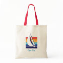 Boat Color Square_Cape Cod bag by FUNauticals Boat Color Square_Cape Cod bag