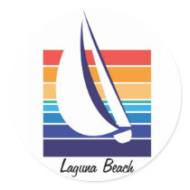 Boat Color Square_Laguna Beach stickers by FUNauticals Boat Color Square_Laguna Beach stickers