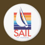 Boat Color Square_SAIL St. Thomas magnet