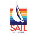 Boat Color Square_SAIL St. Thomas poster posters