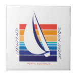Boat Color Square_UpDown Perth Memories Ceramic Tiles