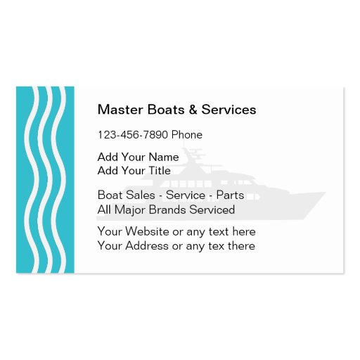 boat dealership business plan