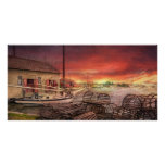 Boat - End of the season Photo Greeting Card