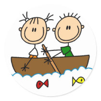 Boat Fishing Sticker by stick_figures Boat Fishing Sticker