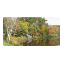 Boat House on the Lake photo cards