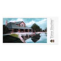 Boat House Personalized Photo Card