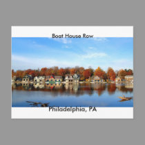 Boat House Row, Philadelphia, PA postage stamp postcards