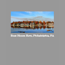 Boat House Row, Philadelphia, PA t-shirts