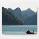 Boat in Halong Bay Mousepads