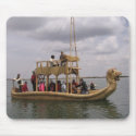 Boat in Peru mousepads