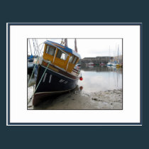 Boat in Portsoy, Aberdeenshire, Scotland postcards