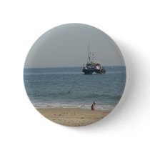 Boat off Bournemouh beach Pins