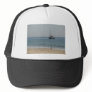Boat off Bournemouh beach Mesh Hat