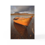 Boat on Loch, vertical. Card by cARTerART