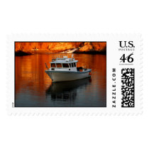 Boat On Perkins Cove postage
