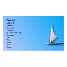 Boat Profile Card Business Cards