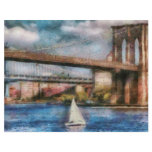 Boat - Sailing under the Brooklyn Bridge Flyer Design