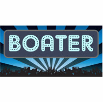 Boater Marquee photo sculptures