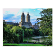 Boaters on the Central Park Lake, San Remo Post Cards