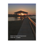 Boathouse Sunset Postcard