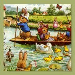 Boating Bunnies Posters