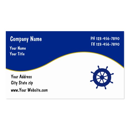 Boating Business Cards