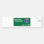 Boating Next Exit Bumper Sticker