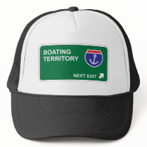 Boating Next Exit hats by whatitis Boating Next Exit hats