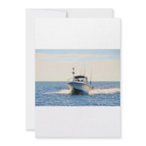 Boating on the Lake Custom Announcements