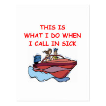 boating post card