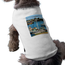 Boats at King's Wharf, Bermuda Dog T-shirt