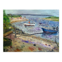 boats at napeaque, The Hamptons postcards