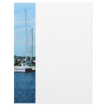 Boats at Newport RI Personalized Letterhead