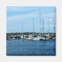 Boats at Newport RI Magnets