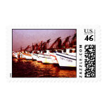 boats at rockport postage